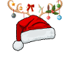 Letter S Christmas hat