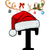 Letter T Christmas hat