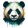Panda Ink Illustration