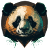 Cute Panda Head