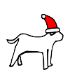 Chien de Noël