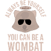 Lustiges Australischer Wombat Spruch
