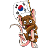 South Korean Fan Mouse