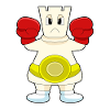 Chess piece rook boxer