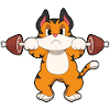 Tiger Bodybuilder Barbell Bodybuilding