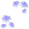 Pattern purple flower plants