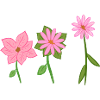 Three Flowers Symbol