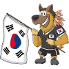 South Korean Rasta Dog