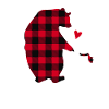Family Bear Pajamas Checkered