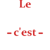 Le comté c'est la vie