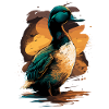 Duck standing in Water