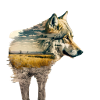 lupo grigio wolf wild natura animali