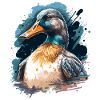 Aquarelle Canard