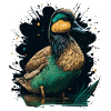 Cool Drawing of a Duck