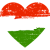Hungary Heart Flag