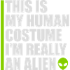 human costume alien quote