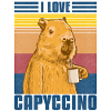 Capybara i Love Capyccino
