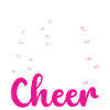 Here to cheer funny cheerleaders