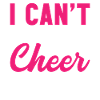 I can't have cheering practice