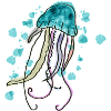 Watercolor Jellyfish Design for Sea Lovers