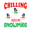 Snowmies Chilling Snowman Christmas