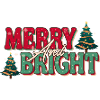 Merry and Bright Christmas Xmas