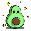 Cute avocado