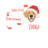 Golden Retriever Merry Christmas