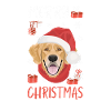 Golden Retriever Merry Christmas