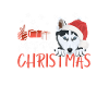 Husky Merry Christmas