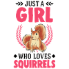 Eichhörnchen Mädchen Squirrel Grauhörnchen