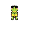 Fière grand-mère tortue