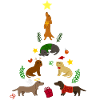 Dackel Tree Christmas