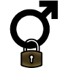 Padlocked male