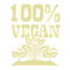 100% végétalien