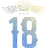 18 Number crown