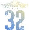 32 Number crown