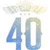 40 Zahl Krone