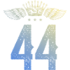 44 Number crown