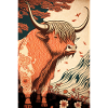 Scottish Highland cattle ukiyo