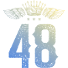 48 Number crown