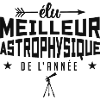 ÉLU MEILLEUR ASTROPHYSICIEN DE L'ANNÉE