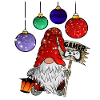 Gamer Elfes Noël Gnome
