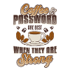 Café, mot de passe