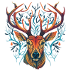 Crazy Deer Head
