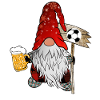 Football and Beer Christmas Elves