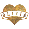 Olivia Hearts Gold