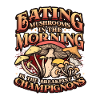 Mushroom food, breakfast of mushrooms
