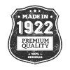 MADE IN 1922