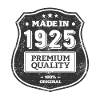 HERGESTELLT 1925